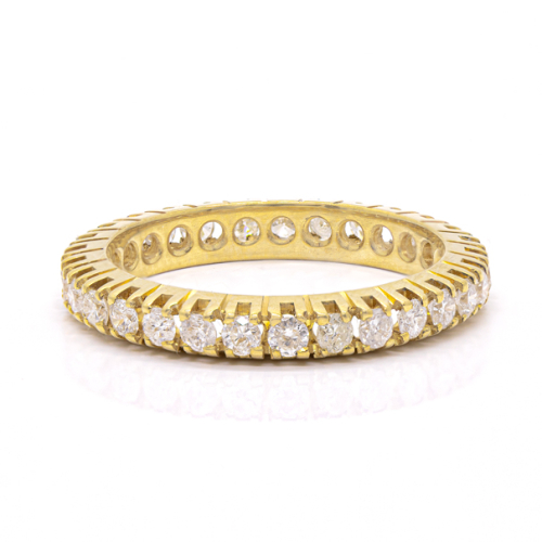 Aliança Inteira com 27 Diamantes de 3.0 Pontos Cada 0.81CTS