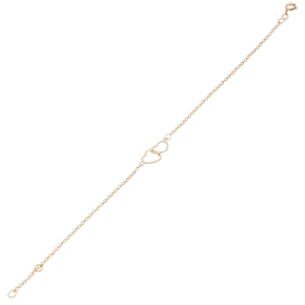 Pulseira Elo Portugu&ecirc;s Em Ouro Amarelo Maci&ccedil;a 18cm 