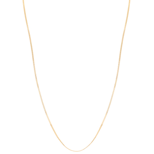 Corrente Veneziana Dupla  Em Ouro Amarelo Maciça 40cm 