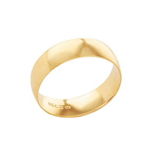 Aliança Especial Em Ouro Amarelo 6.00mm