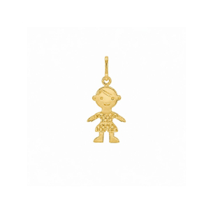 Pingente Menino P Em Ouro Amarelo