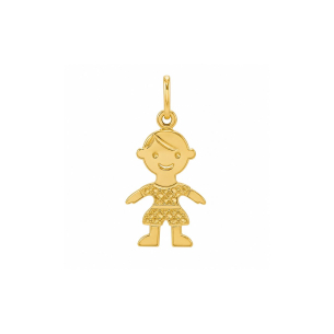 Pingente Menino M Em Ouro Amarelo