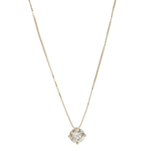 Gargantilha Ponto De Luz Em Ouro Amarelo 45cm Com 1 Diamante Redondo 0.50ct