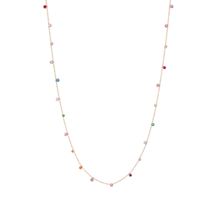 Gargantilha Dambete Em Ouro Amarelo 45cm