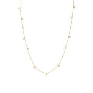 Gargantilha Dambete Em Ouro Amarelo 40cm