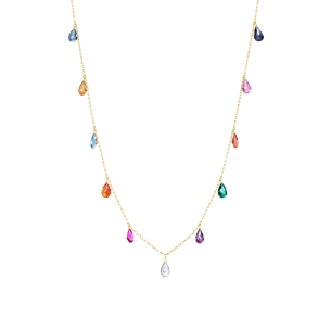 Gargantilha Em Ouro Amarelo 45cm 